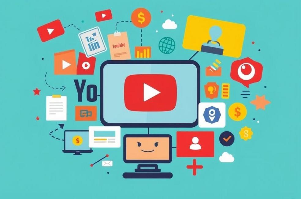 Cartaz de campanha publicitária do YouTube voltada para negócios locais.