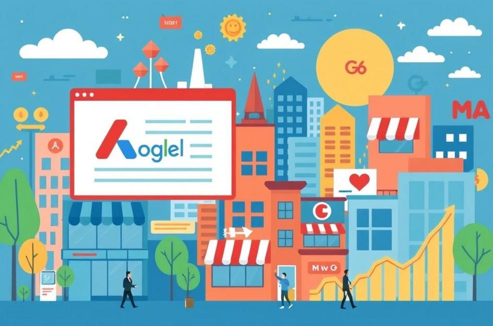 Cenas de marketing digital com foco em otimização de Google Ads para empresas em Vitória.