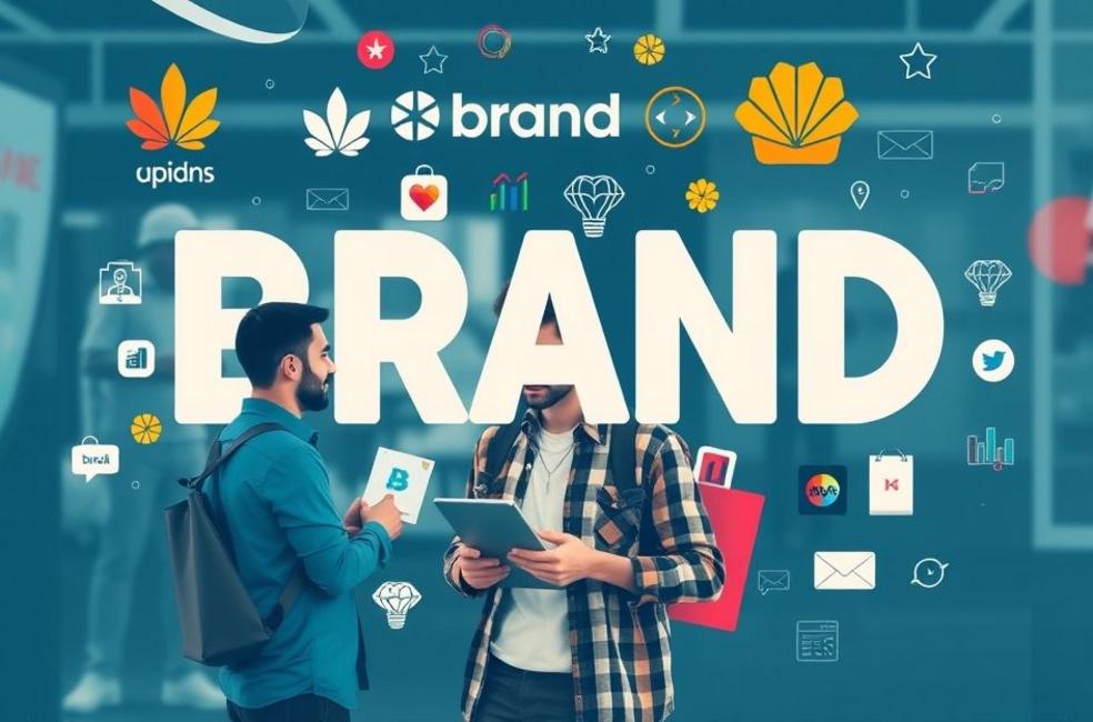 Cultura de branding e elementos de marcas fortes.