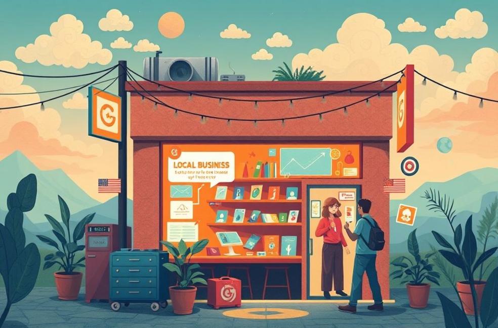 Representação de um negócio local em Pato Branco com estratégias de marketing digital.