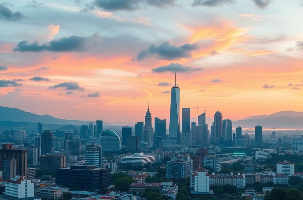 Horizonte de Cascavel com elementos digitais indicando presença online.