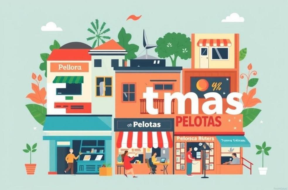 Imagem representando o comércio local e a cultura empreendedora em Pelotas