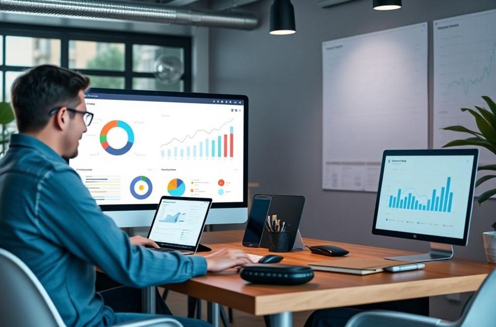 Equipe trabalhando com estratégias de SEO em São Leopoldo.