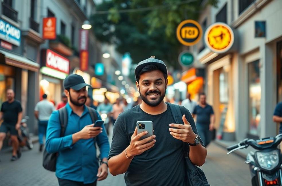 Imagem de empreendedores em Duque de Caxias utilizando TikTok.