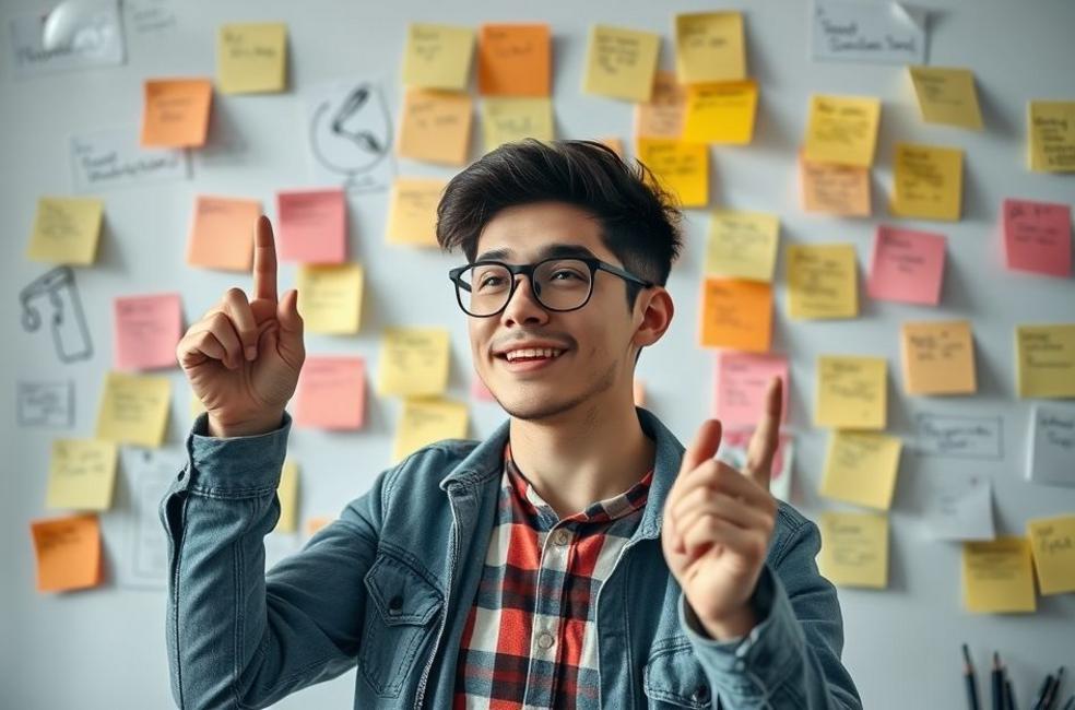 Empreendedor pensando em estratégias de marketing no TikTok