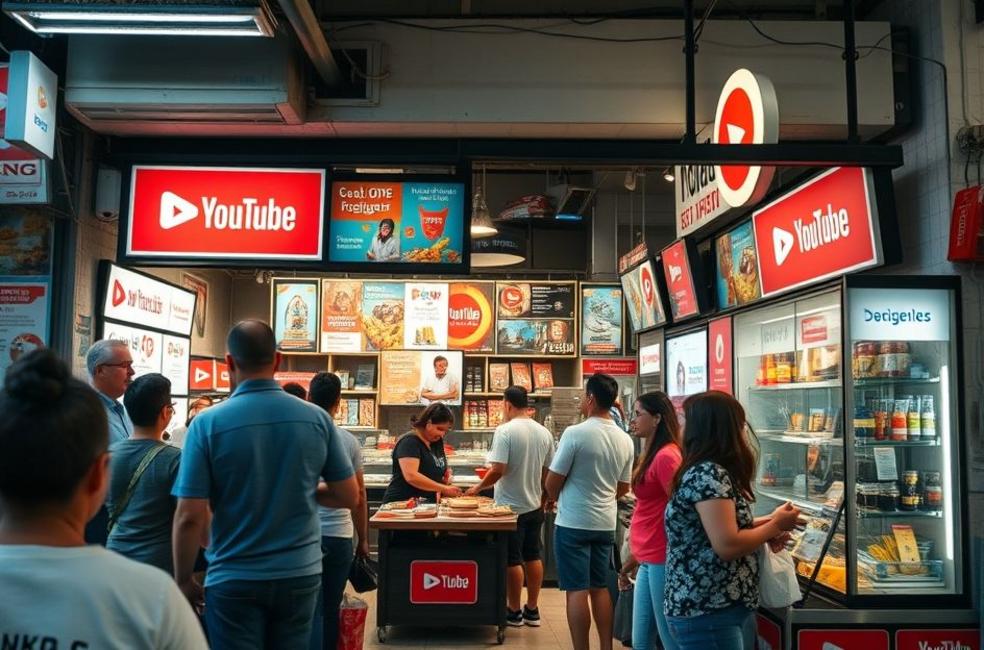 Negócio local ativo em Franca, SP promovendo-se através de conteúdos do YouTube.