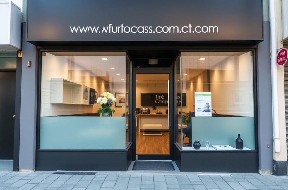 Fachada de um negócio em Limeira com destaque para a presença digital.