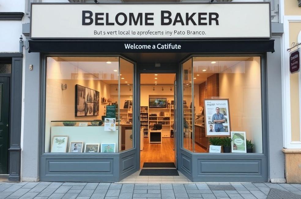 Imagem de uma loja local em Pato Branco representando empresários e a importância do marketing digital.