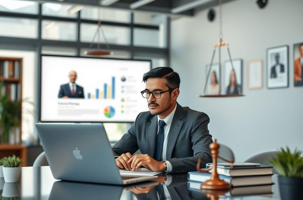 Advogado de Catanduva desenvolvendo estratégias de marketing jurídico.