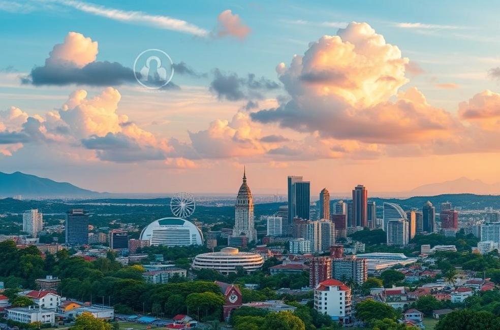 Vista da cidade de Ribeirão Preto simbolizando as oportunidades no marketing digital.