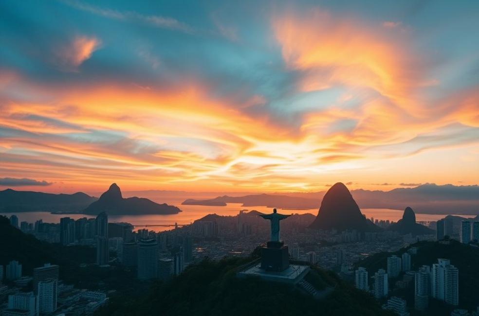 Vista da cidade do Rio de Janeiro simbolizando crescimento e oportunidades.