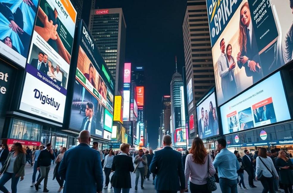 Ambiente urbano mostrando a importância do digital para negócios.