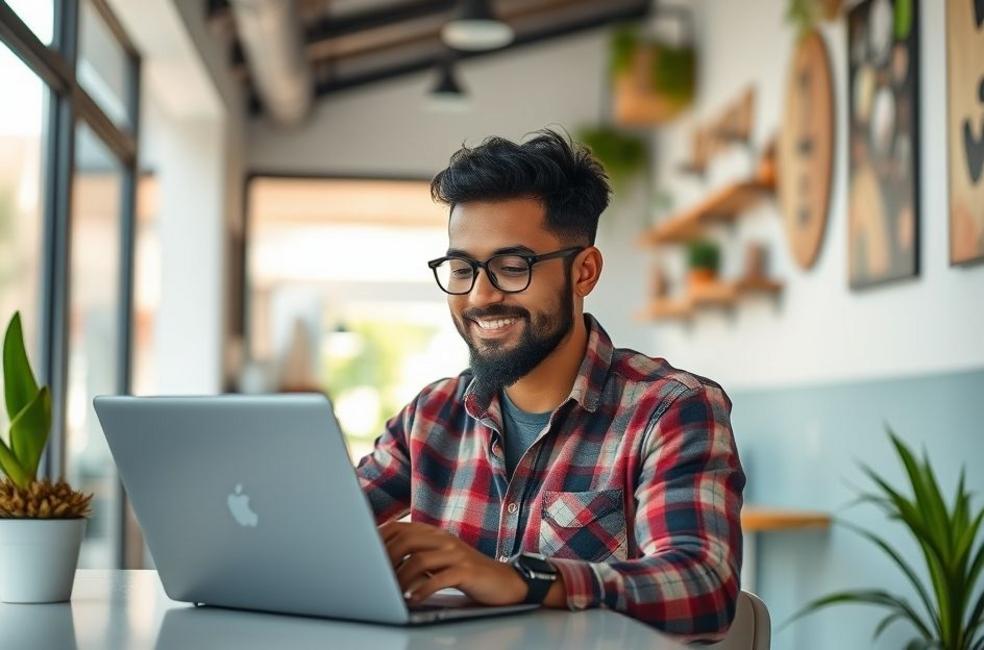 Empreendedor digital em ação em Franca - SP.