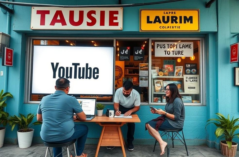 Empresas de Taubaté fazendo marketing e publicidade no Youtube.
