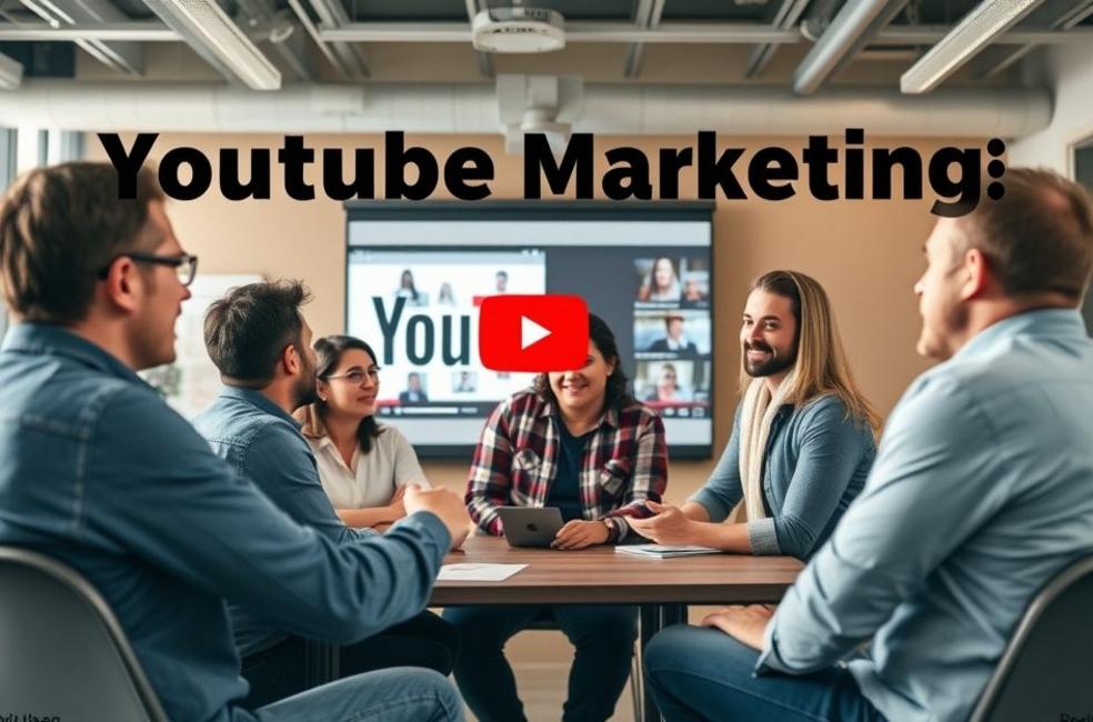 Grupo de empresários locais em um workshop sobre marketing digital no YouTube.