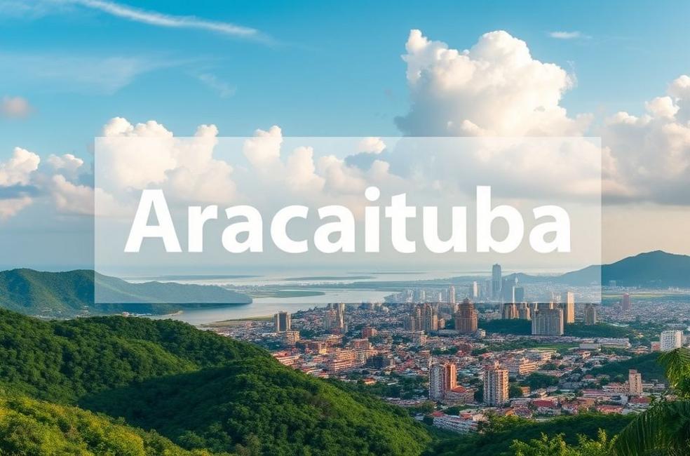 Araçatuba com elementos de marketing digital destacados.