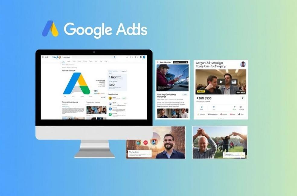 Imagem de um anúncio digital criativo sobre Google Ads.