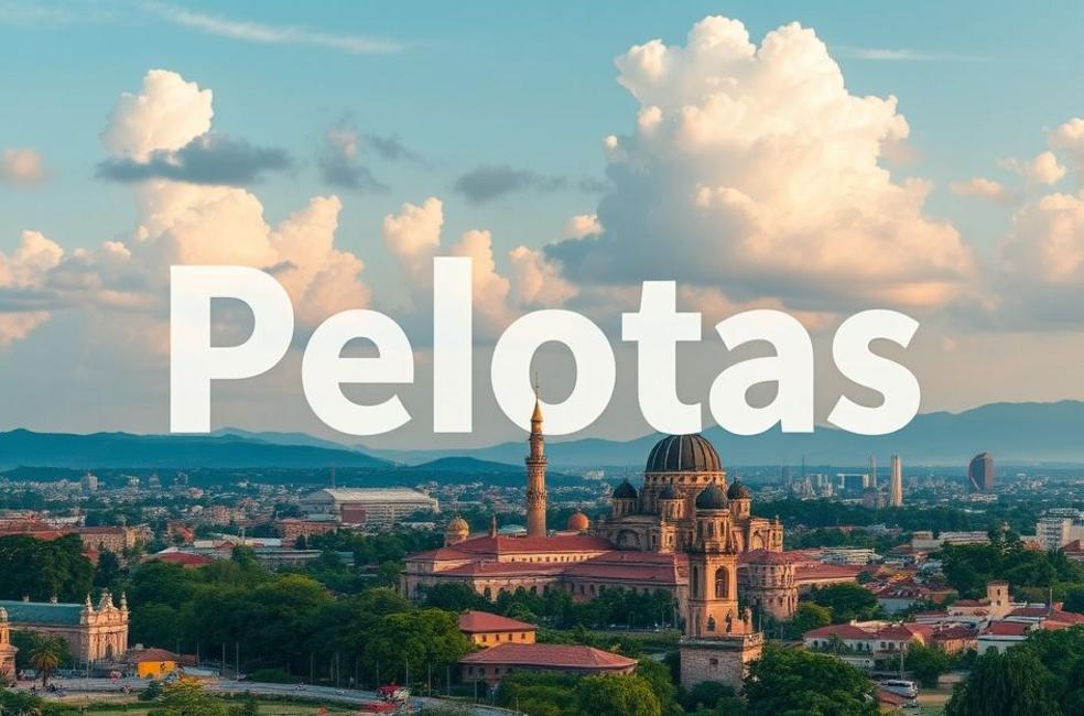 Vista de Pelotas com elementos de marketing digital.