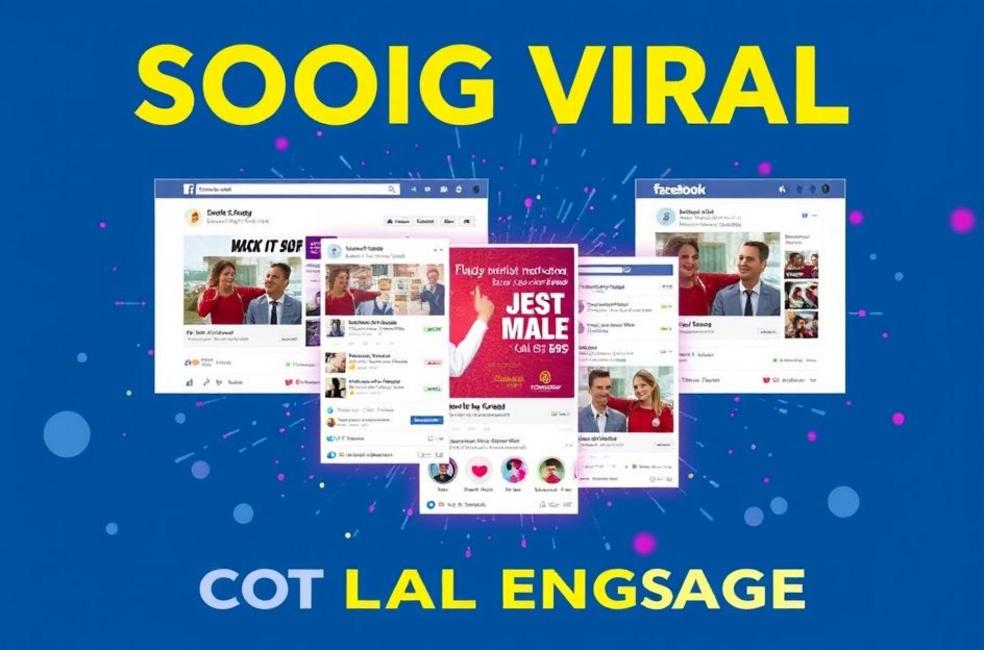 Visual atraente de anúncios do Facebook se destacando no marketing digital.