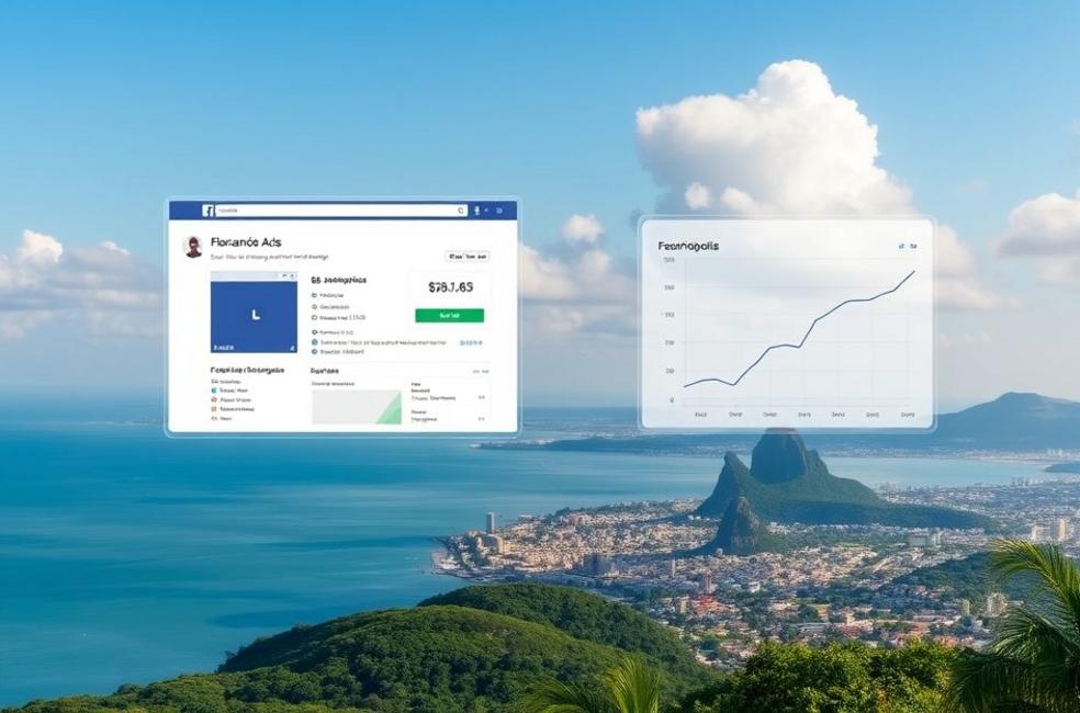 Vista de Florianópolis destacando o potencial de marketing digital