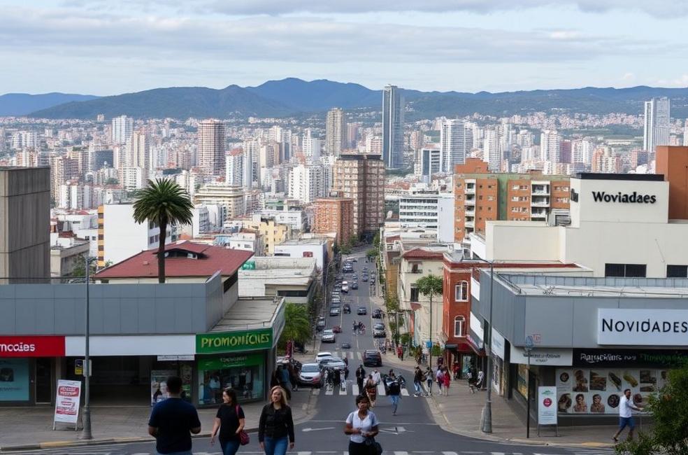 Vista panorâmica da cidade de Caxias do Sul