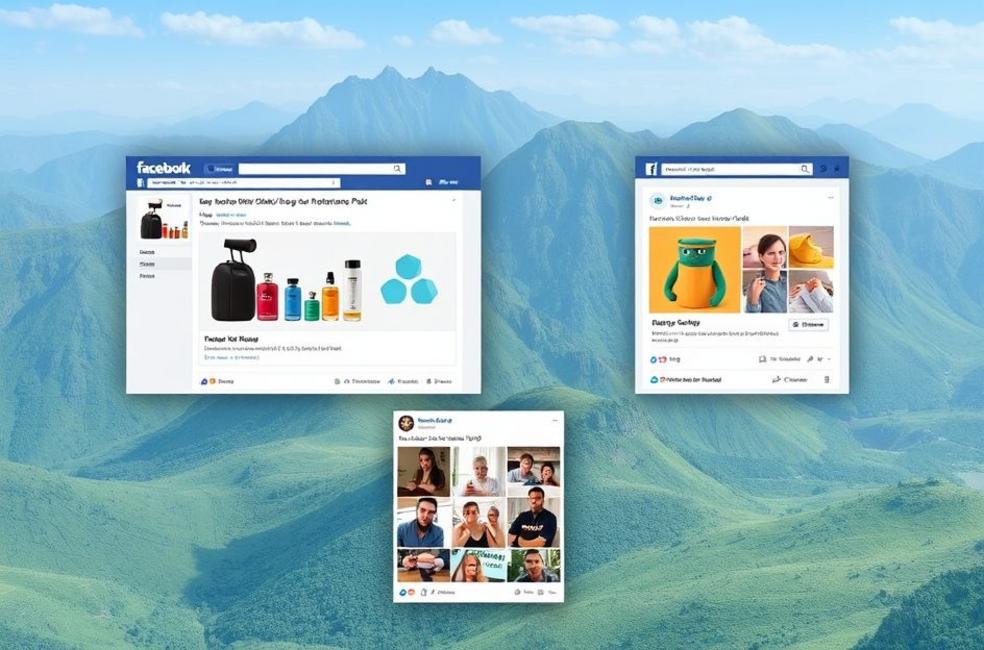 Uma representação visual do sucesso em campanhas de anúncios no Facebook.