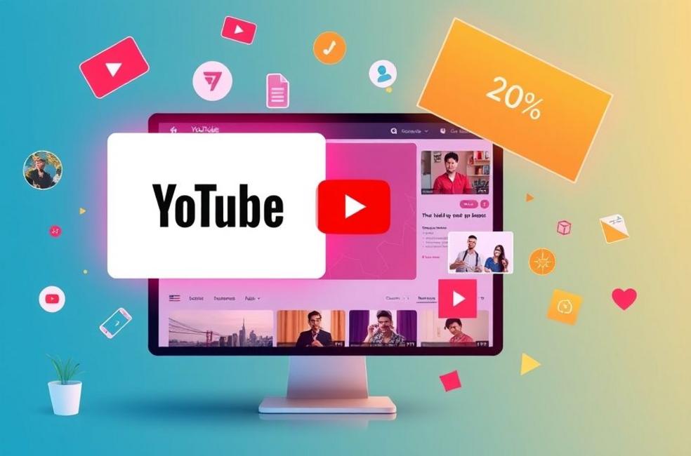 Imagem representativa do conceito de marketing digital no Youtube.